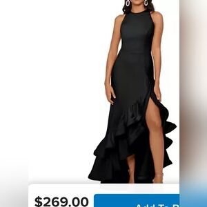 Elegant Black Evening Gown